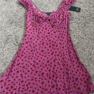 Wild Fable Pink Floral Mini Dress